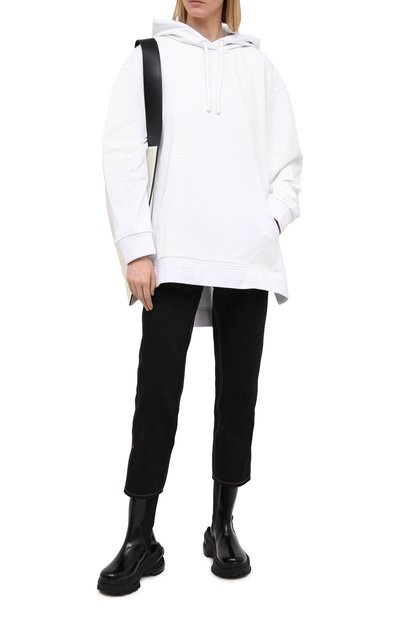 Хлопковое худи BURBERRY белого цвета по цене 106000 руб., арт. 8035860, фото 2 Хлопковое худи BURBERRY, арт. 8035860, фото 2