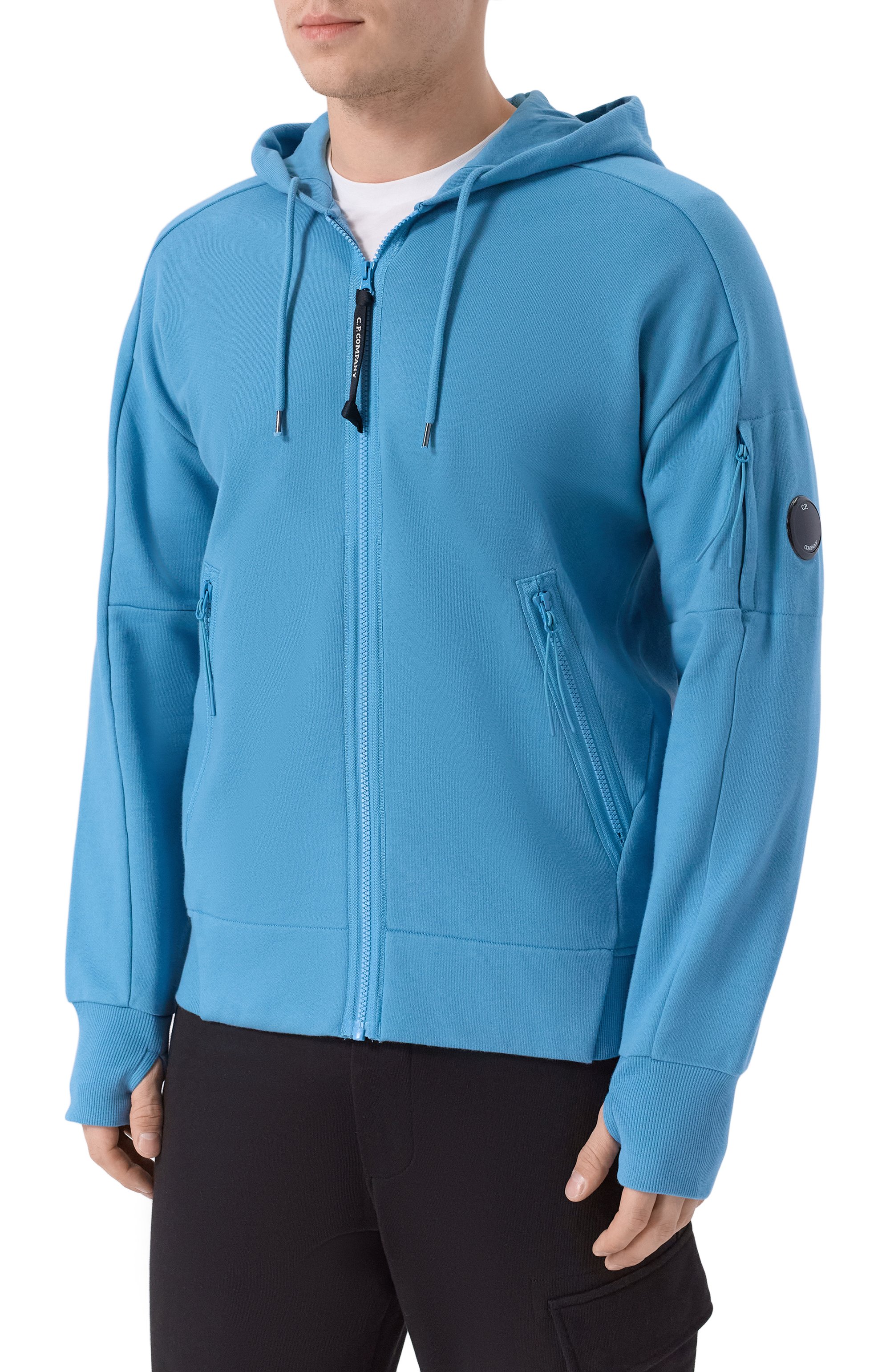 Хлопковая толстовка C.P. COMPANY, арт. 19CMSS716A005086W, фото 3