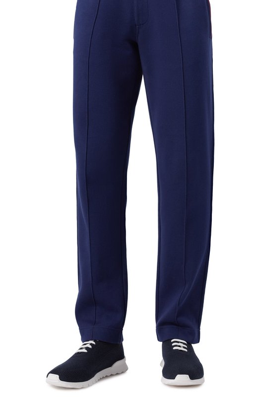 Текстильные кроссовки Kiton USSFITSN0084734 Синий  USSFITSN0084734 Фото 3