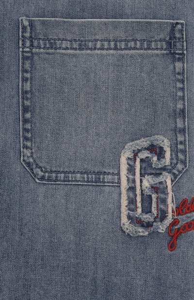 Джинсовая рубашка GOLDEN GOOSE DELUXE BRAND, арт. GKP02217.P001936, фото 3