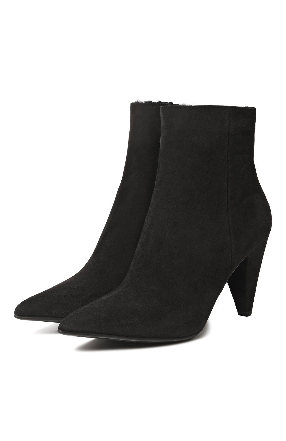 Замшевые ботильоны GIANVITO ROSSI, арт. G73635.85RIC.CASNER0, фото 1