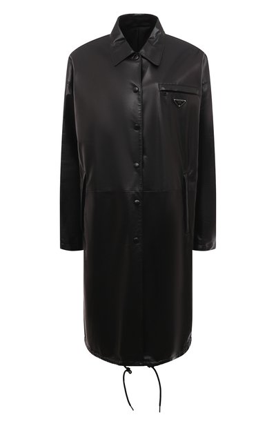 Кожаный плащ PRADA, арт. 56879-1RP0-F0002, фото 1