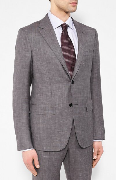 Костюм из смеси шерсти и льна ZEGNA, арт. 539515/25M22Y, фото 2
