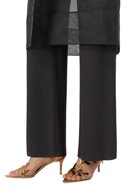 Кожаные босоножки flavia 70 GIANVITO ROSSI, арт. G32554.70RIC.GMETRME, фото 3