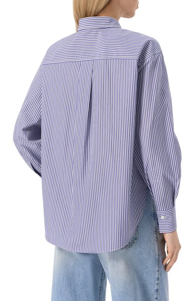 Хлопковая рубашка BRUNELLO CUCINELLI, арт. MH768RA526, фото 4