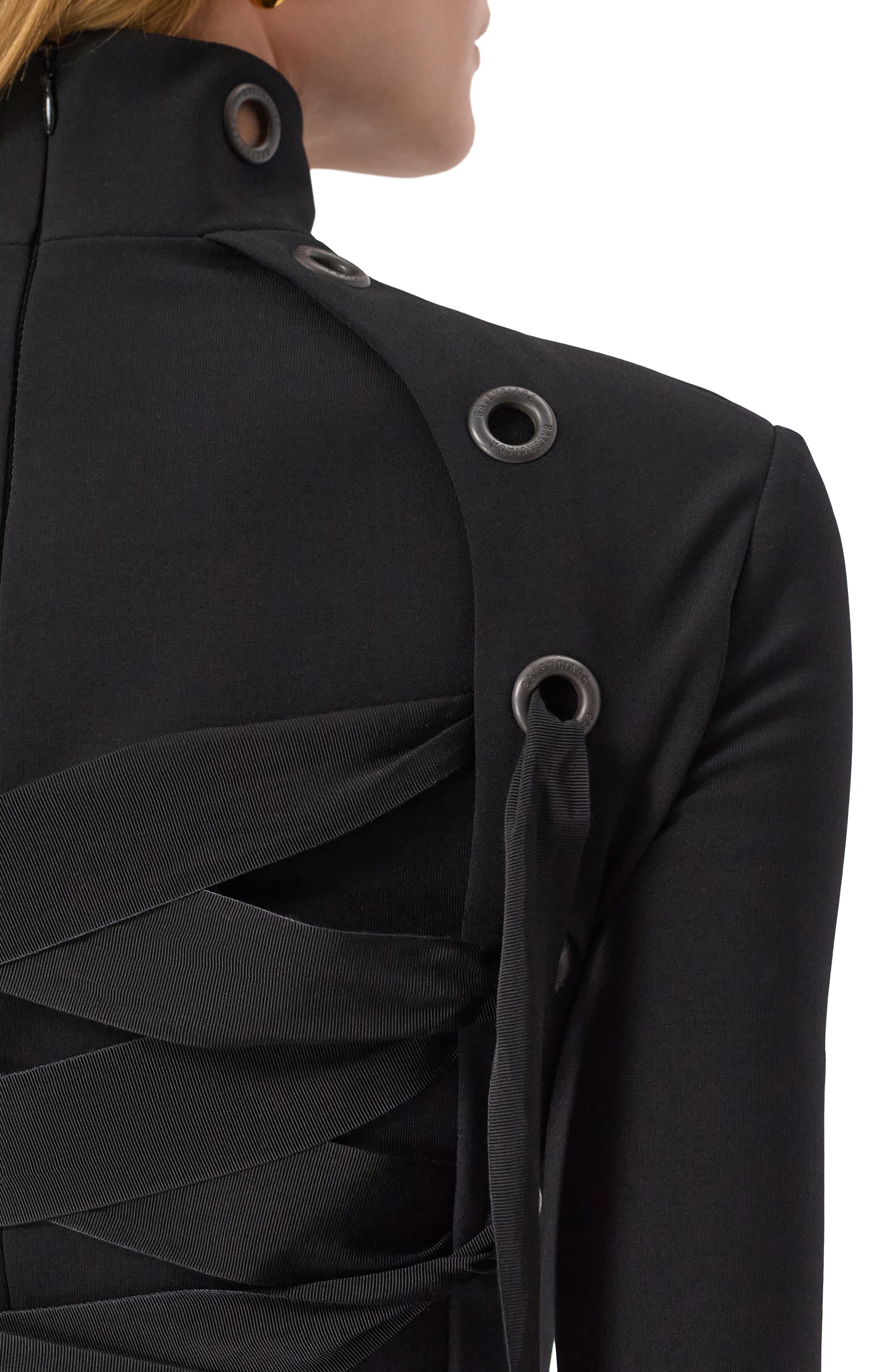 Платье из вискозы BALENCIAGA, арт. 831198/TNV08, фото 5