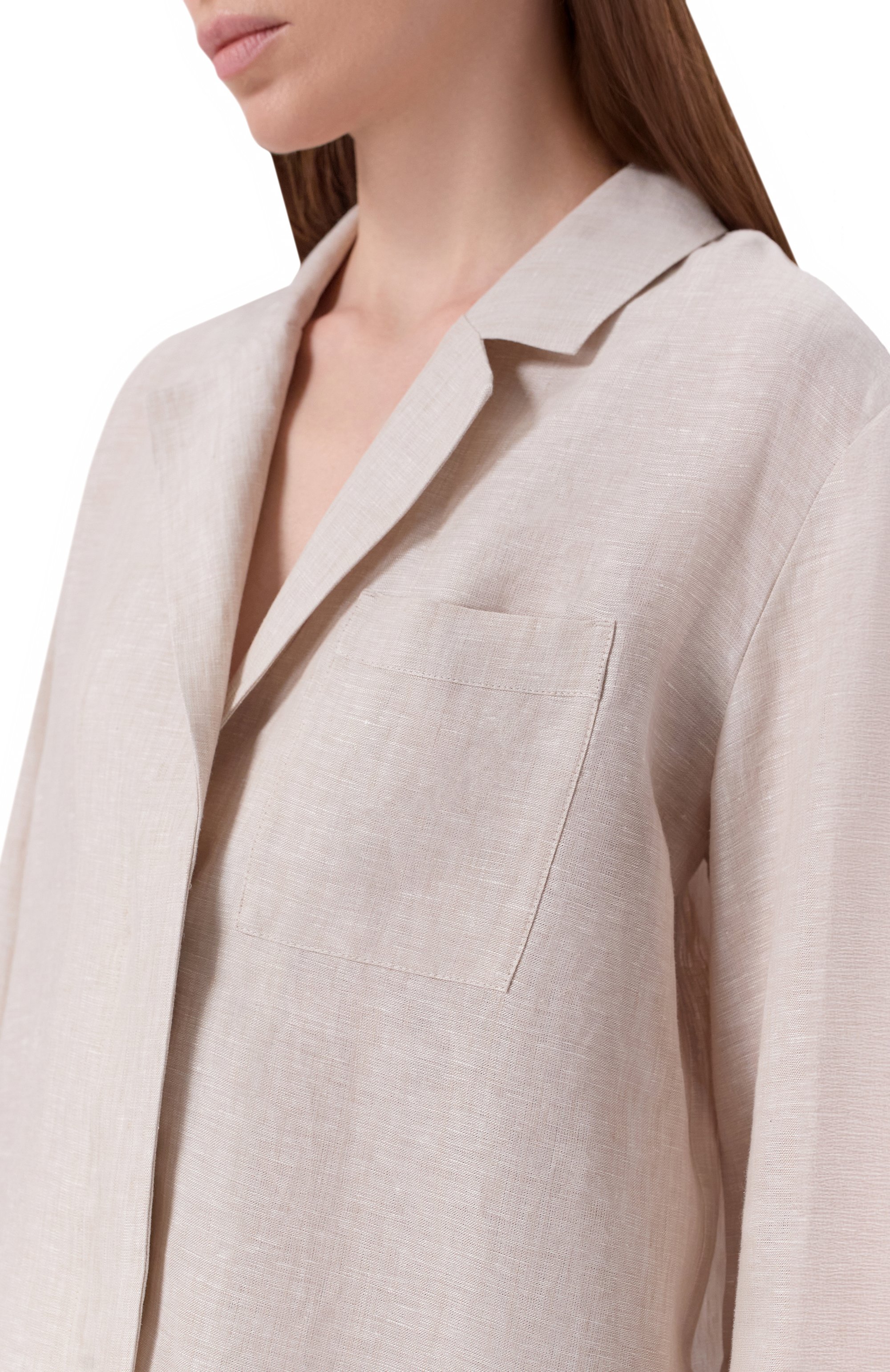 Льняная рубашка 12 STOREEZ, арт. 137457, фото 5