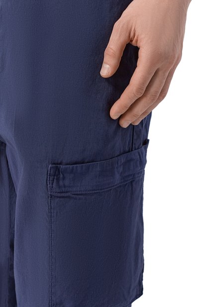 Брюки из хлопка и льна C.P. COMPANY, арт. 20CMPA253A/110658G, фото 5