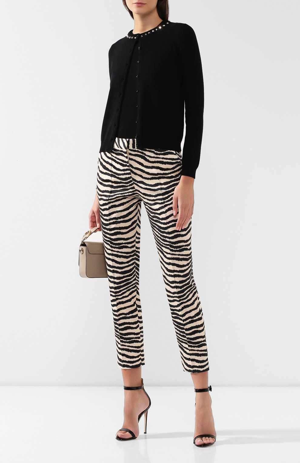 Брюки с принтом BY MALENE BIRGER, арт. Q67018004/SANTSI, фото 2