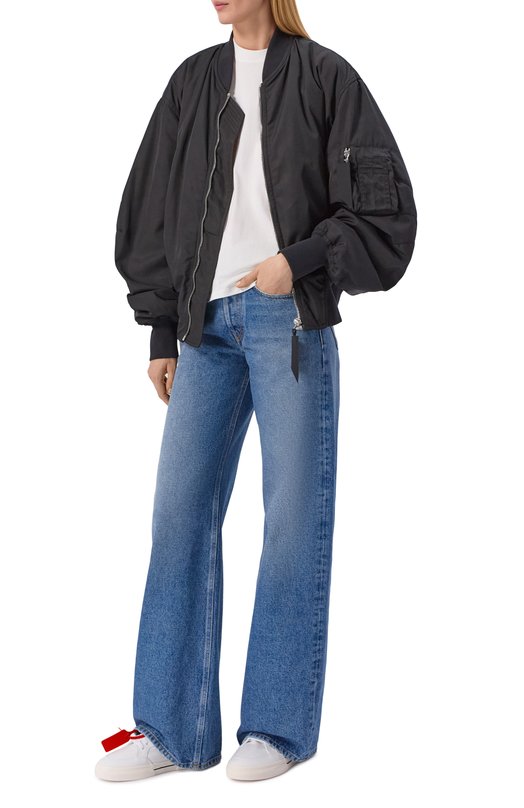 Текстильные кеды New Low Vulcanized Off-White 0WIA288C99FAB002 Белый  0WIA288C99FAB002 Фото 3