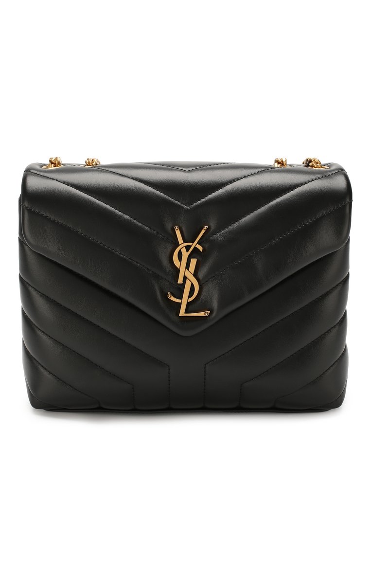 Женская сумка monogram loulou small SAINT LAURENT черного цвета, арт. 494699/DV727 | Фото 1 (Материал: Натуральная кожа; Сумки-технические: Сумки через плечо; Размер: small; Ремень/цепочка: На ремешке; Статус проверки: Проверена категория; Автоматизация Diginetica: Не назначено)