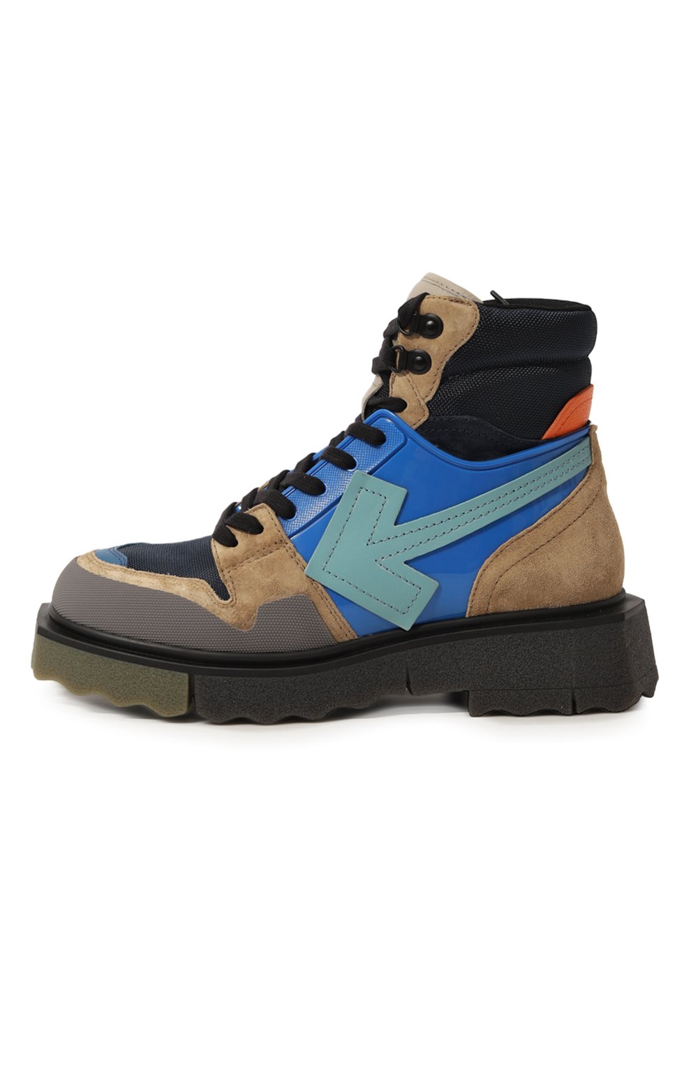 Комбинированные ботинки OFF-WHITE, арт. OMIA228F22LEA0014363, фото 4