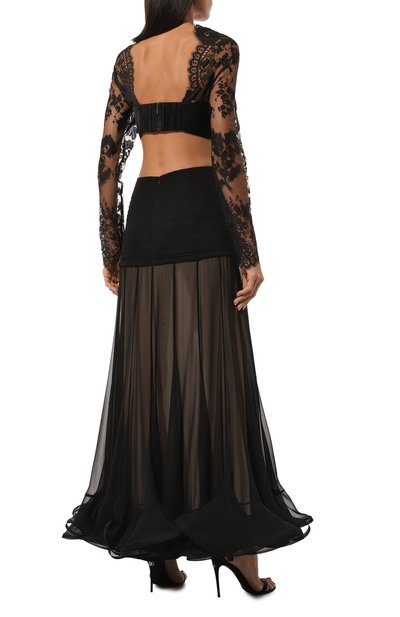 Комбинированное платье ZIMMERMANN, арт. 1491DF241, фото 4