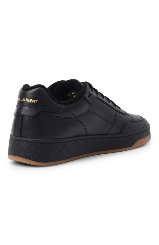 Кожаные кеды SL61 Saint Laurent 819476/00N00 Чёрный  819476/00N00 Фото 4