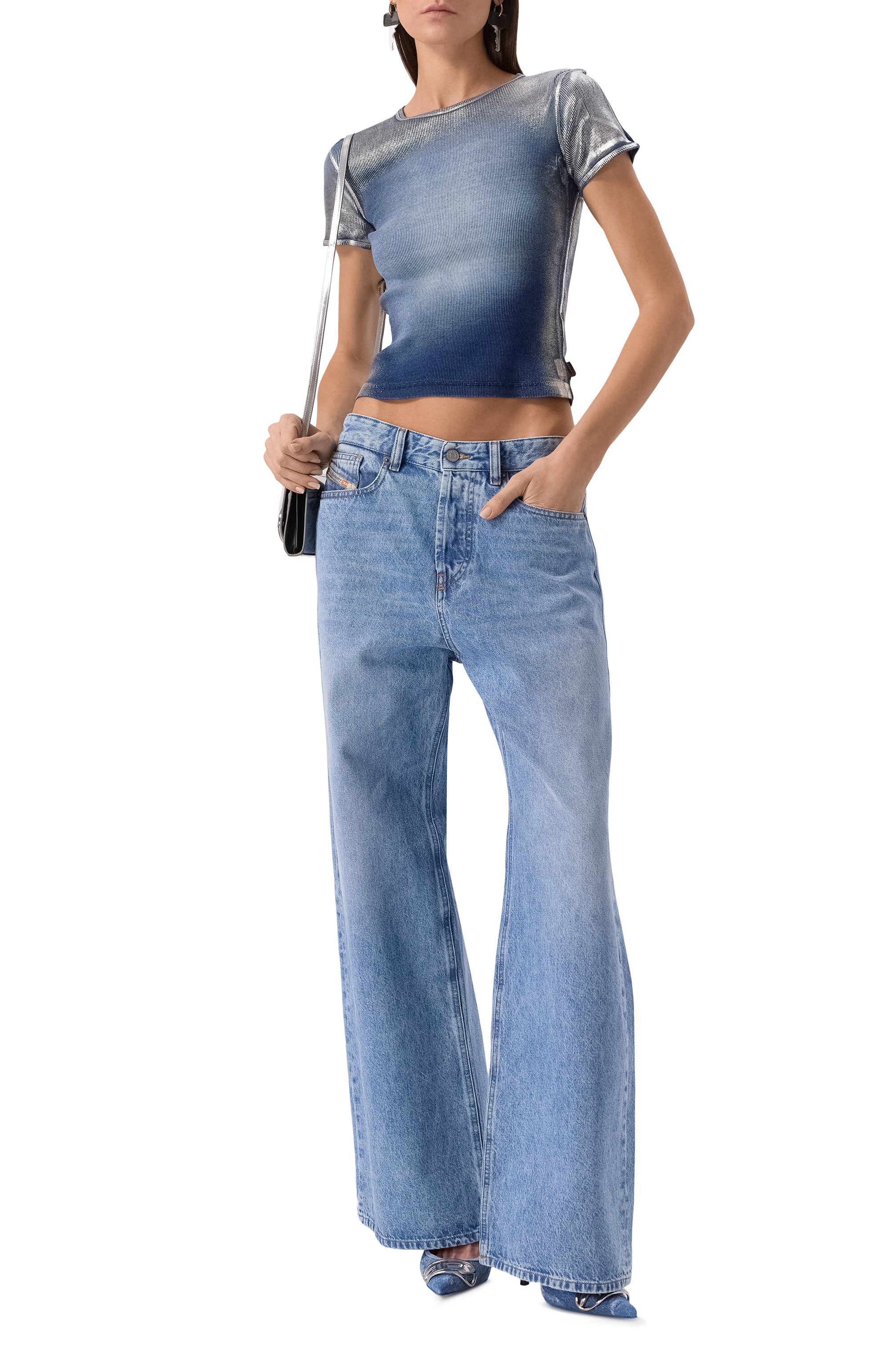 Хлопковая футболка DIESEL, арт. A16771/0NJBH, фото 2