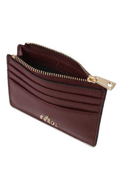 Кожаный футляр для кредитных карт FURLA темно-бордового цвета по цене 11000 руб., арт. WP00388/ARE000, фото 3 Кожаный футляр для кредитных карт FURLA, арт. WP00388/ARE000, фото 3