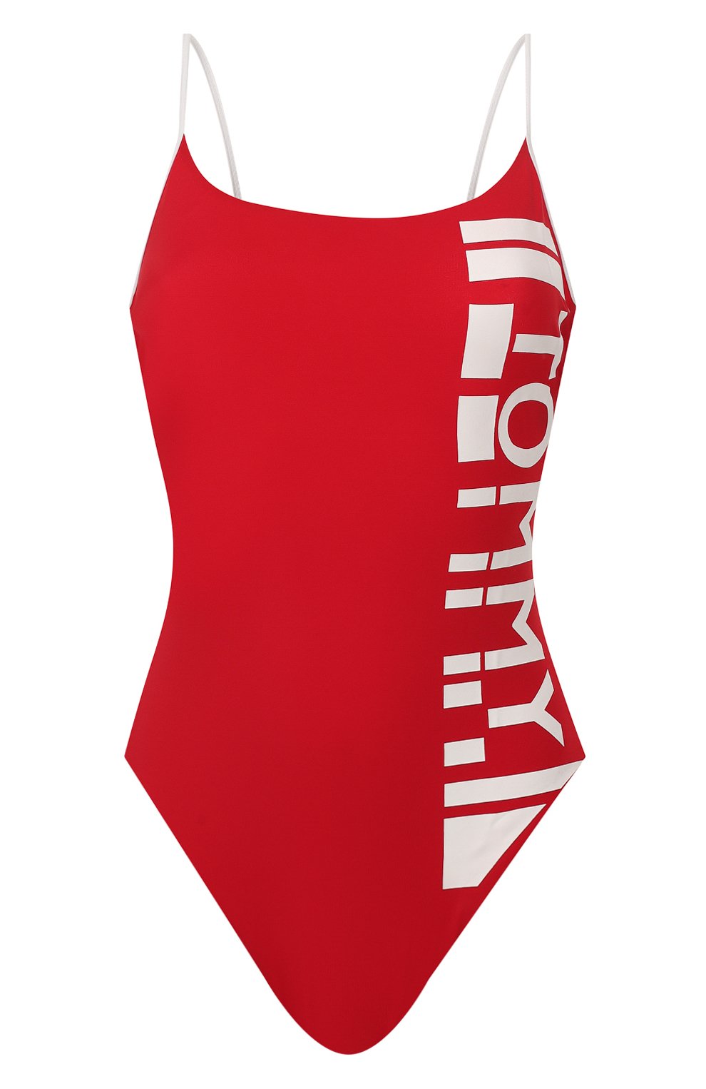 Слитный купальник TOMMY HILFIGER красного цвета по цене 8490 руб., арт. UW0UW01783, фото 1 Слитный купальник TOMMY HILFIGER, арт. UW0UW01783, фото 1