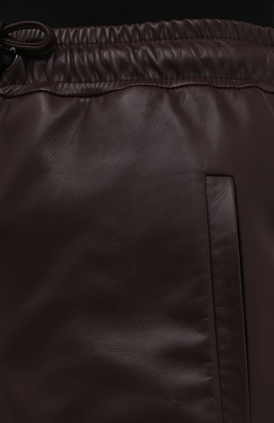 Кожаные брюки BRUNELLO CUCINELLI, арт. MPTANP7754, фото 5