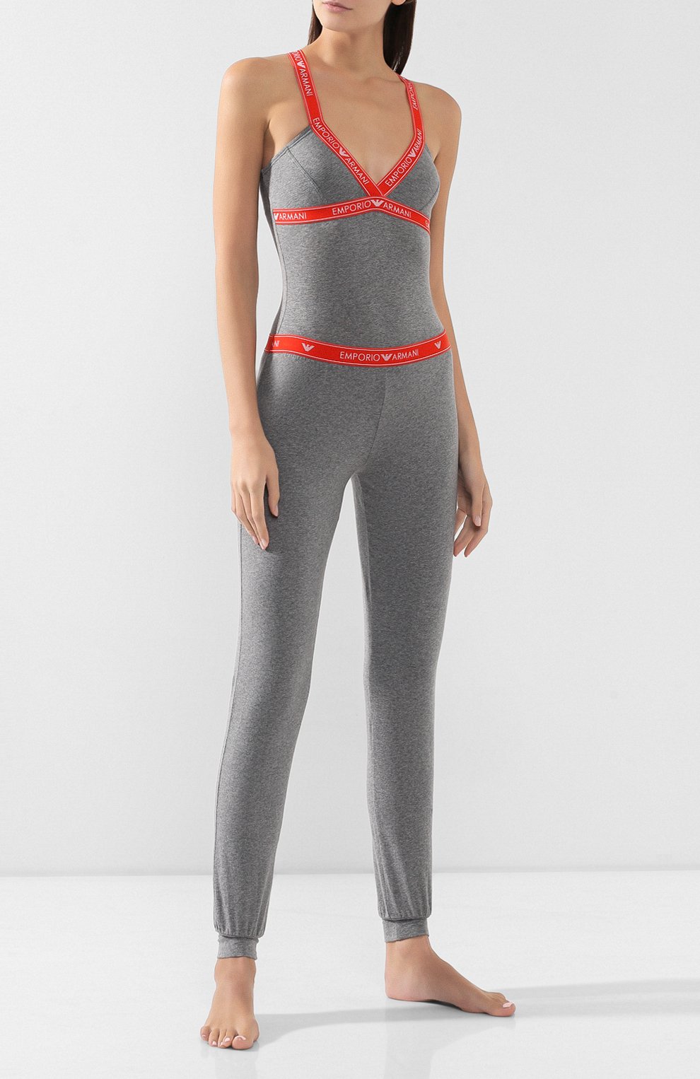 Хлопковые джоггеры EMPORIO ARMANI, арт. 163620/9A317, фото 2