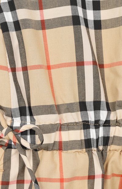 Хлопковое платье BURBERRY, арт. 8121301_001, фото 3