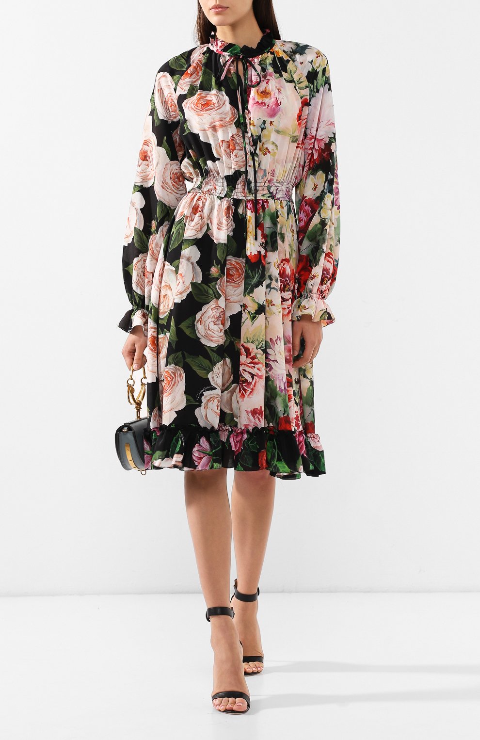 Шелковое платье DOLCE & GABBANA, арт. F66ATT/GDK85, фото 2