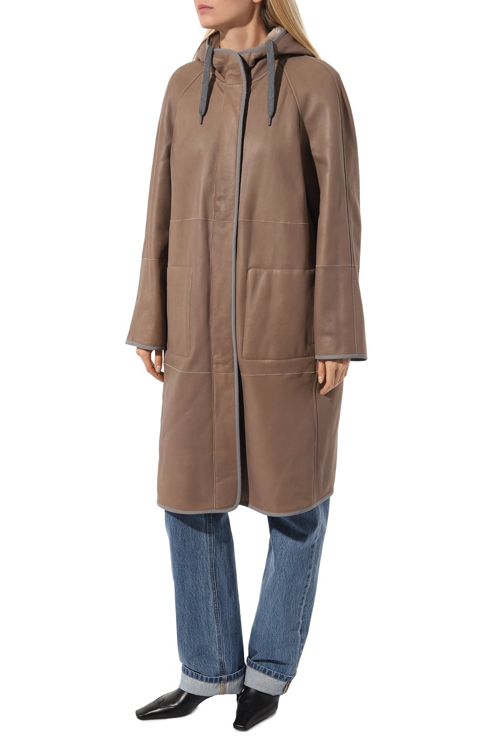 Двусторонняя дубленка BRUNELLO CUCINELLI, арт. MPMRA9715, фото 3