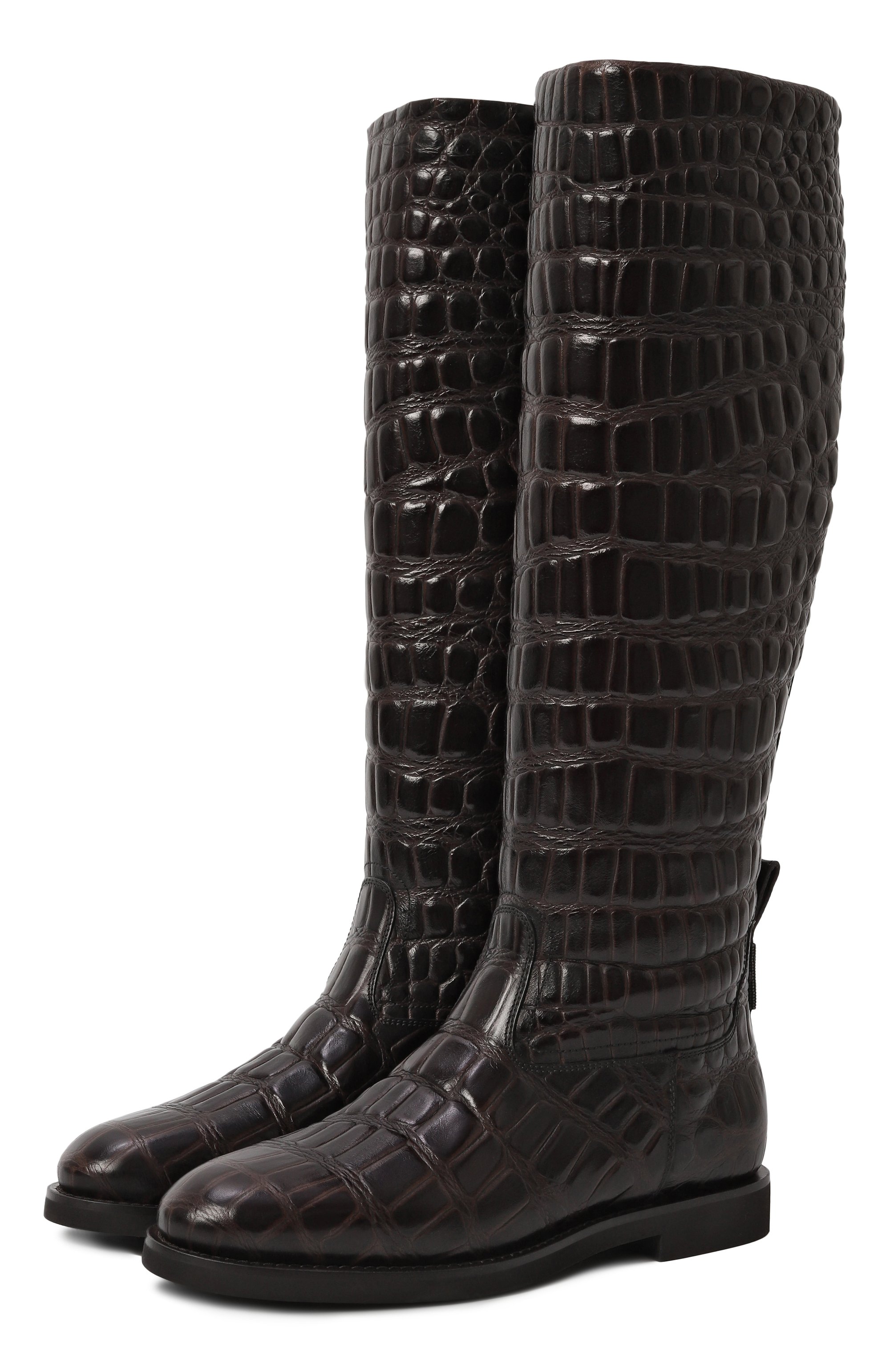 Кожаные сапоги BRUNELLO CUCINELLI, арт. MZ0CG2857, фото 1