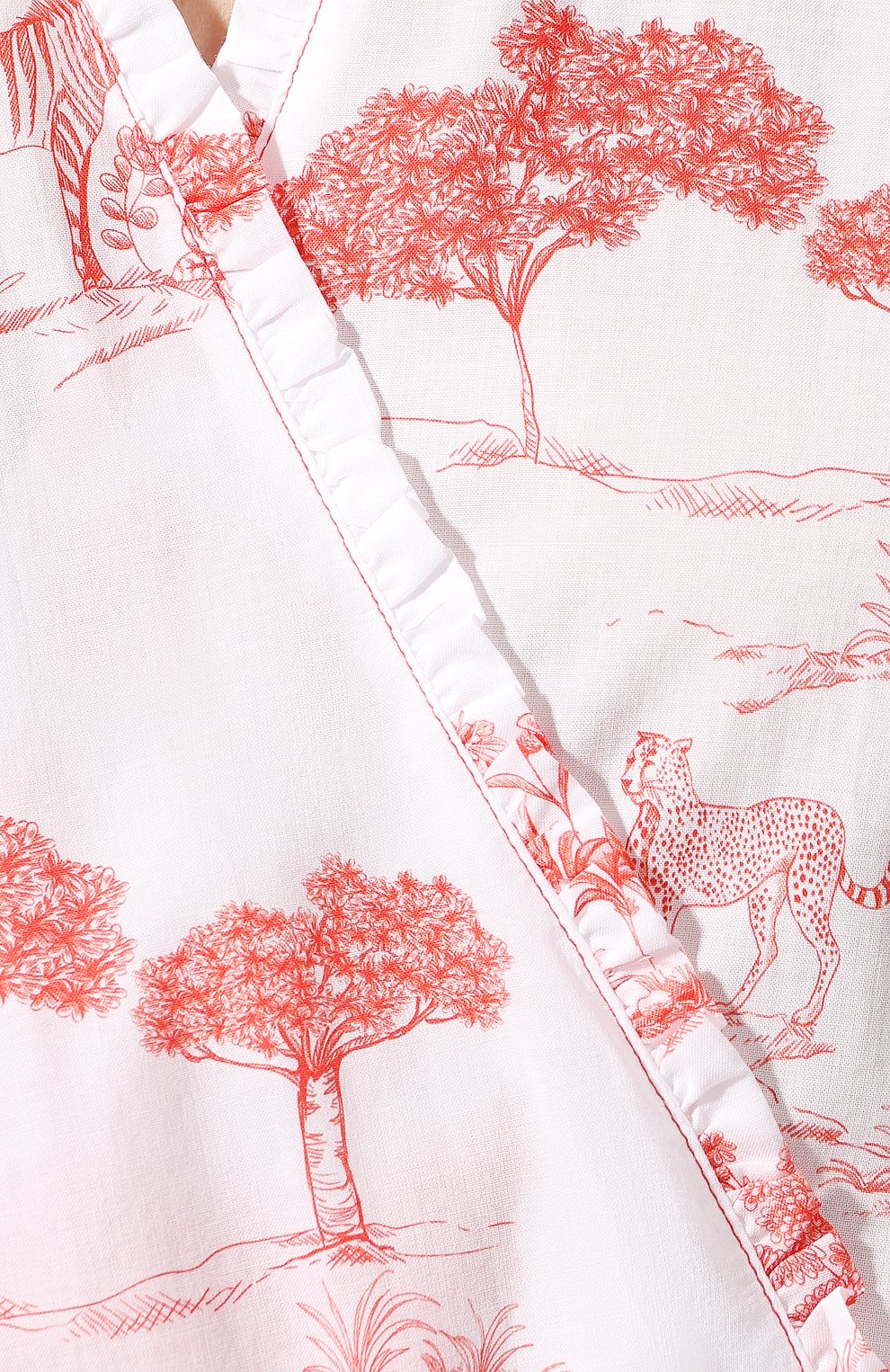 Хлопковый халат LE CHAT белого цвета по цене 14530 руб., арт. HARMATTAN860, фото 5 Хлопковый халат LE CHAT, арт. HARMATTAN860, фото 5