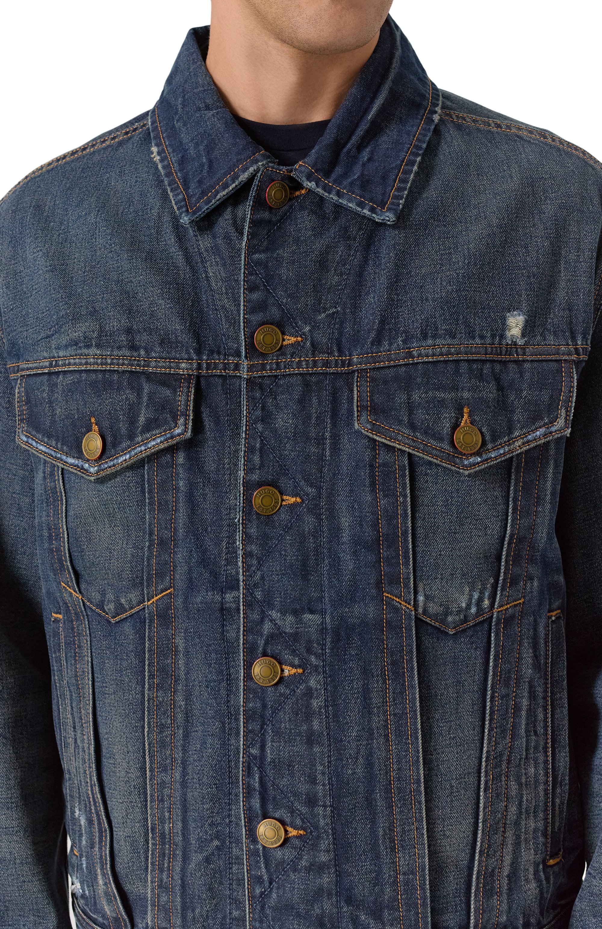 Джинсовая куртка HUGO, арт. 50542904, фото 5