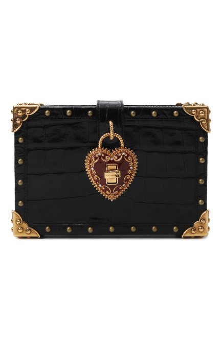 Женская сумка dolce box из кожи аллигатора DOLCE & GABBANA, арт. BB6568/A2R08