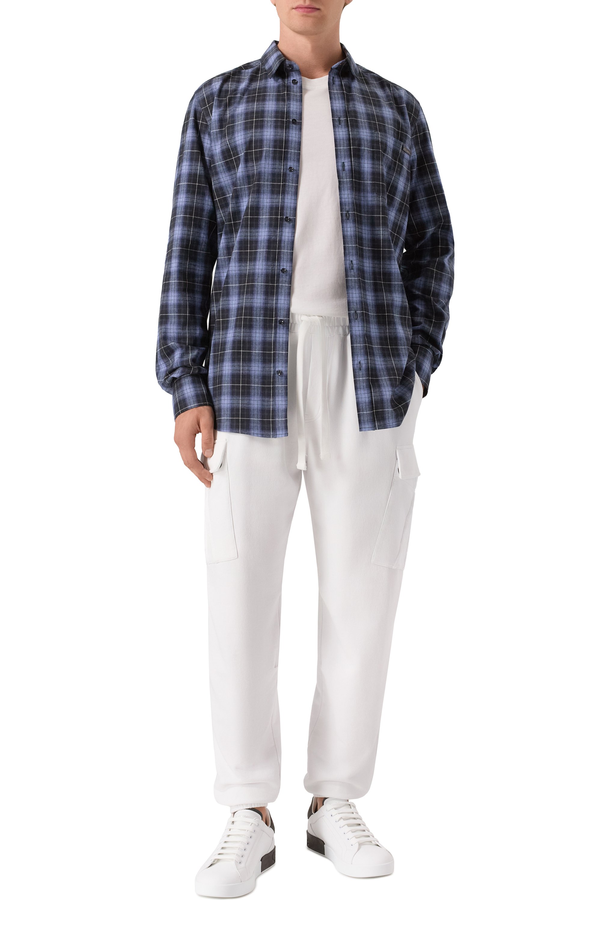 Хлопковые джоггеры DOLCE & GABBANA, арт. GP108Z/G7PBF, фото 2