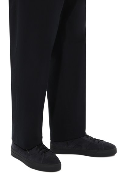 Замшевые кеды gloria SANTONI, арт. MBGG219330CNPSEY, фото 3