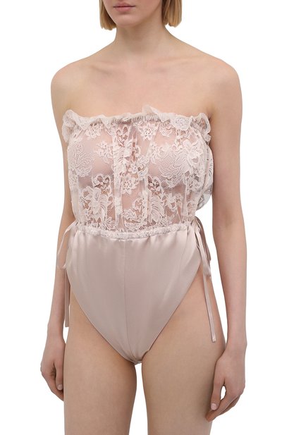 Шелковое боди SAINT LAURENT, арт. 651929/Y070N, фото 3