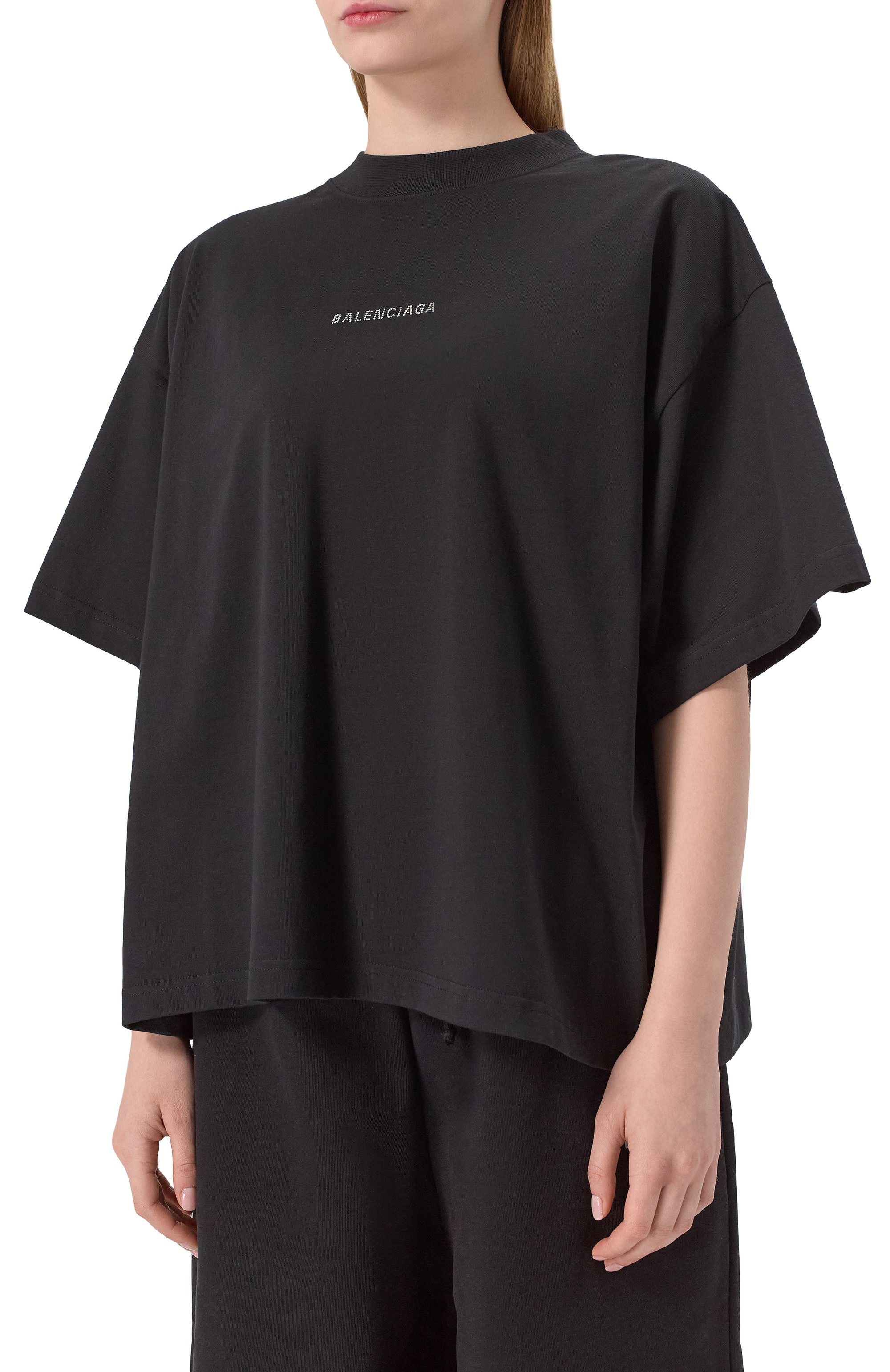 Хлопковая футболка BALENCIAGA, арт. 818543/T0VJ6, фото 3