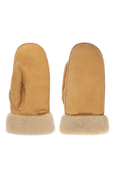 Варежки из овчины MIU MIU, арт. 5GG048-889-F0YXM, фото 3