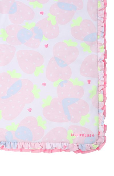 Хлопковый плед BILLIEBLUSH розового цвета по цене 10350 руб., арт. U22088, фото 2 Хлопковый плед BILLIEBLUSH, арт. U22088, фото 2