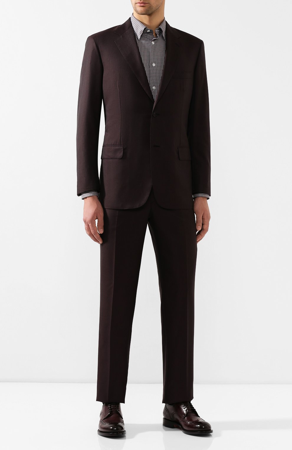 Костюм из смеси шерсти и шелка BRIONI, арт. RAH00M/08A0X/PARLAMENT0, фото 1