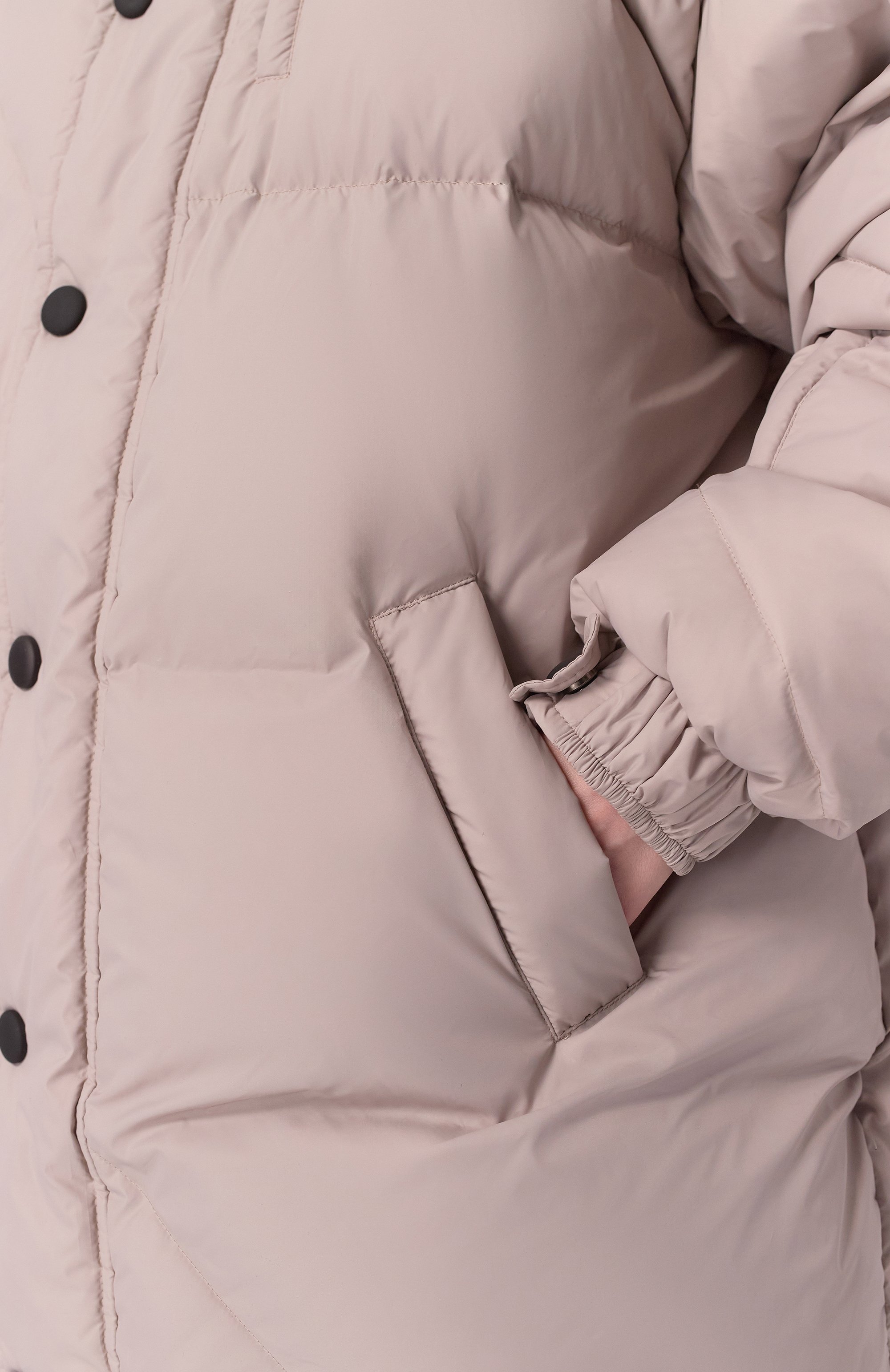 Пуховик ERMA бежевого цвета по цене 78650 руб., арт. FW0719, фото 5 Пуховик ERMA, арт. FW0719, фото 5