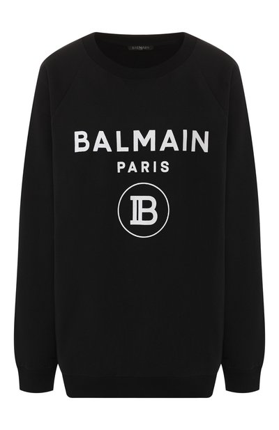 Женский хлопковый свитшот BALMAIN, арт. SF13602/J163