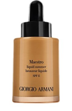 Жидкий бронзер maestro bronzer 90 (30ml) GIORGIO ARMANI  цвета, арт. 3614270420368 | Фото 1 (Материал внутренний: Не назначено; Региональные ограничения белый список (Axapta Mercury): Не проставлено; Нос: Не проставлено; Статус проверки: Проверена категория)