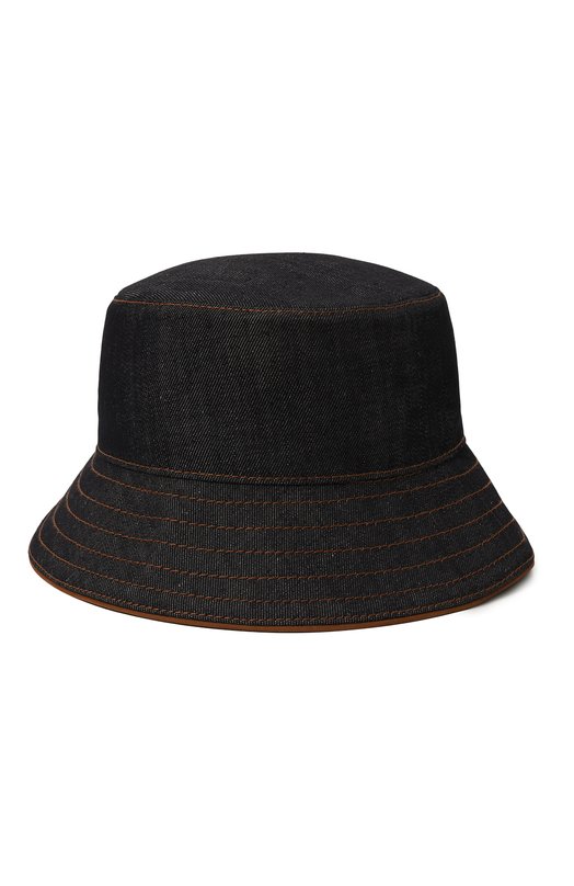 Панама из хлопка и льна Zegna Z7I13HA7/B7K Синий  Z7I13HA7/B7K Фото 3