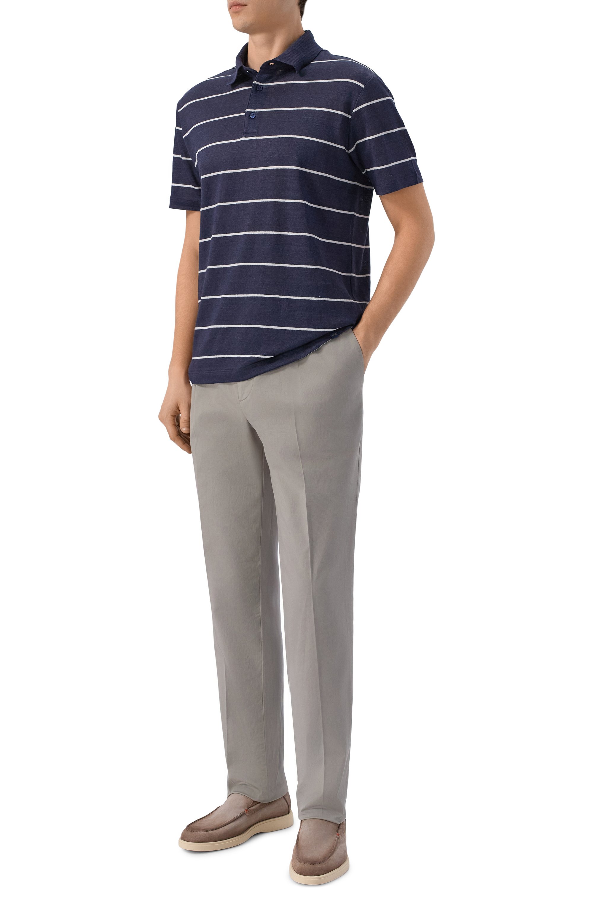 Льняное поло PAUL&SHARK, арт. 26411201, фото 2