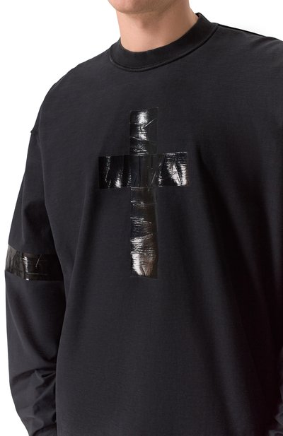 Хлопковый лонгслив VETEMENTS, арт. ME76LS144B/1200 LIGHT JERSEY, фото 5