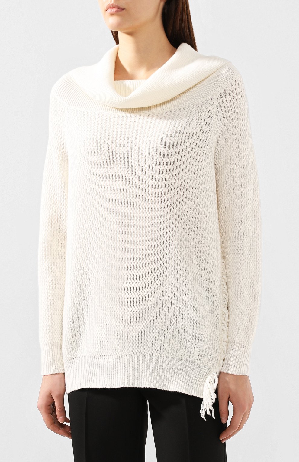 Шерстяной свитер STELLA MCCARTNEY белого цвета по цене 39950 руб., арт. 581811/S2086, фото 3 Шерстяной свитер STELLA MCCARTNEY, арт. 581811/S2086, фото 3