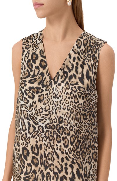 Топ из хлопка и шелка FREEAGE, арт. WS24.TP078M.6001.9012, фото 5