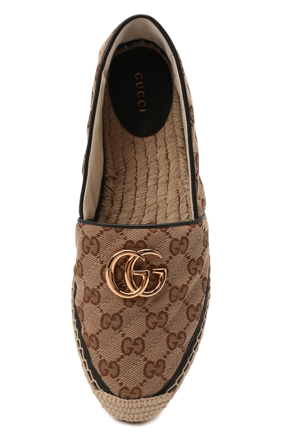 Текстильные эспадрильи GUCCI бежевого цвета по цене 74880 руб., арт. 621239/KQWM0, фото 5 Текстильные эспадрильи GUCCI, арт. 621239/KQWM0, фото 5