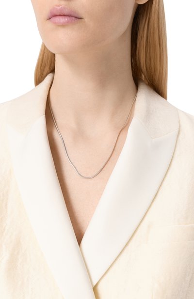 Цепочка кобра JEWLIA серебряного цвета по цене 9500 руб., арт. JR-0,35/50, фото 2 Цепочка кобра JEWLIA, арт. JR-0,35/50, фото 2