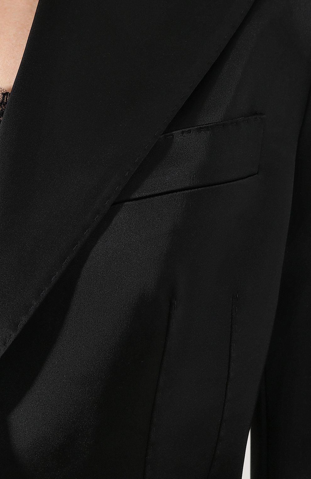 Приталенный жакет DOLCE & GABBANA черного цвета по цене 254000 руб., арт. F296TT/FURHU, фото 5 Приталенный жакет DOLCE & GABBANA, арт. F296TT/FURHU, фото 5
