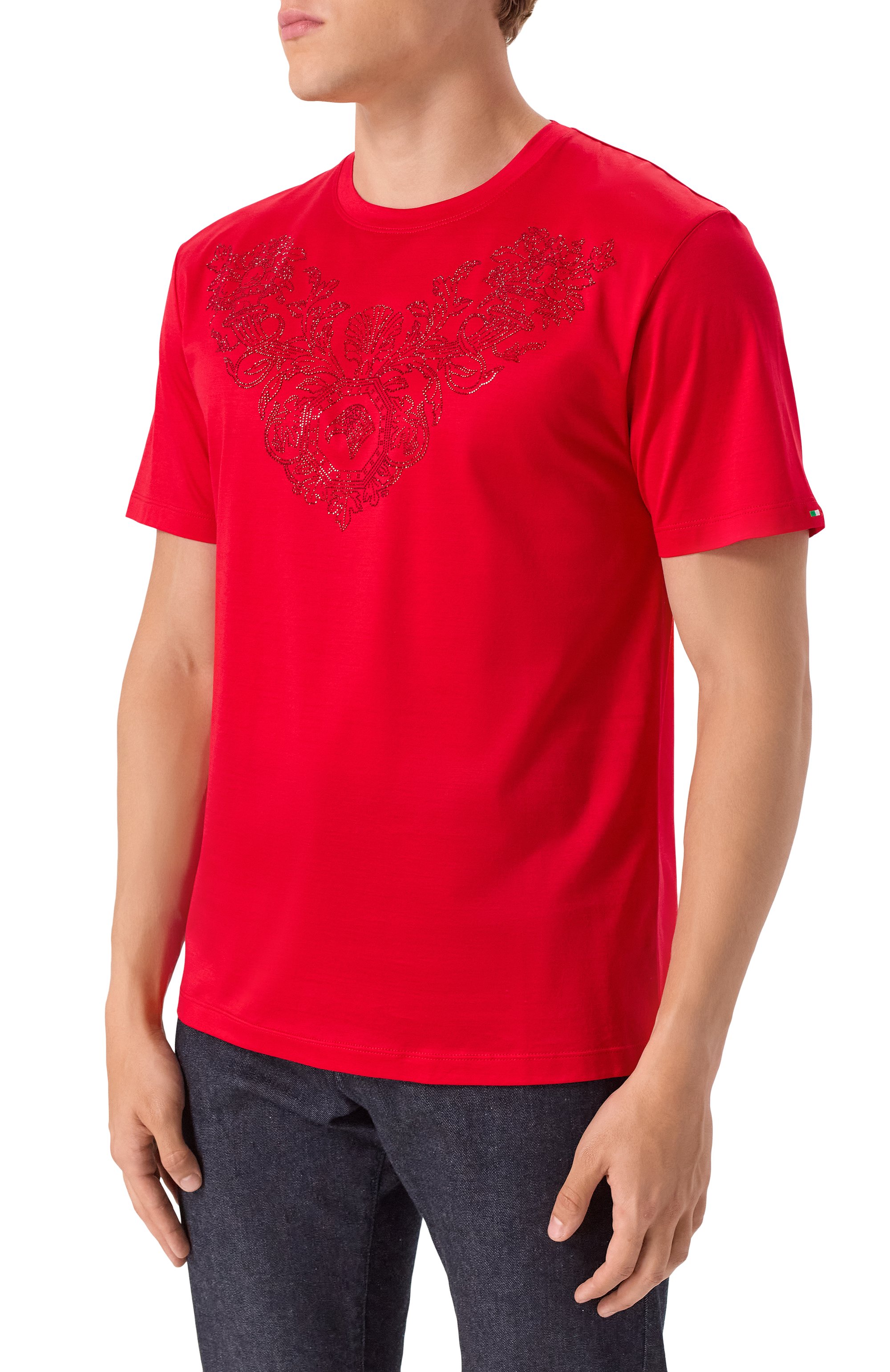 Хлопковая футболка STEFANO RICCI, арт. MNH4N00P50/TE0001, фото 3