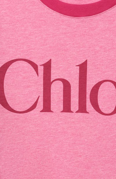 Хлопковая футболка CHLOÉ, арт. C20854, фото 3